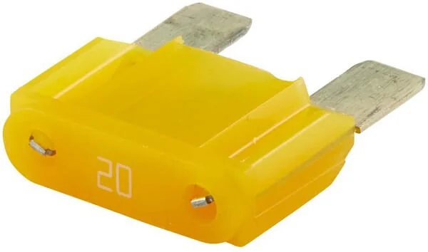 Hella - 8JS728595131 - Sicherung Maxi Flachstecker 20A Länge 34,1mm Gelb Packung 10x