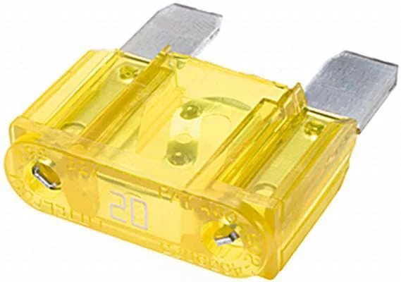Hella - 8JS728595131 - Sicherung Maxi Flachstecker 20A Länge 34,1mm Gelb Packung 10x