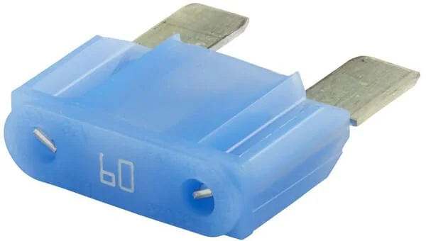 Hella - 8JS728595171 - Sicherung Maxi Flachstecker 60A Länge 34,1mm Blau Packung 10x