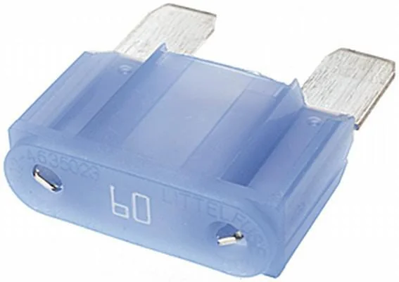 Hella - 8JS728595171 - Sicherung Maxi Flachstecker 60A Länge 34,1mm Blau Packung 10x