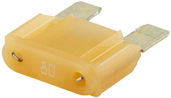 Hella - 8JS728595191 - Sicherung Maxi-Flachstecker 80A Länge 34,1mm Weiss Packung 10x