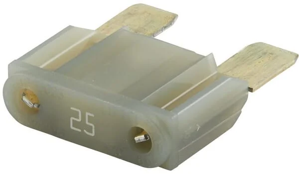 Hella - 8JS728595212 - Sicherung Maxi-Flachstecker 25A Länge 34,1mm Grau Packung 10x