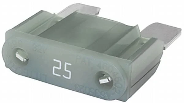 Hella - 8JS728595212 - Sicherung Maxi-Flachstecker 25A Länge 34,1mm Grau Packung 10x