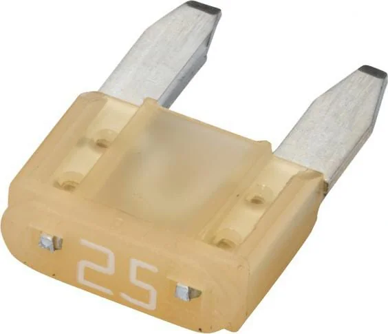 Hella - 8JS728596091 - Sicherung Mini-Flachstecker 25A Länge 10,9mm Weiss Packung 50x
