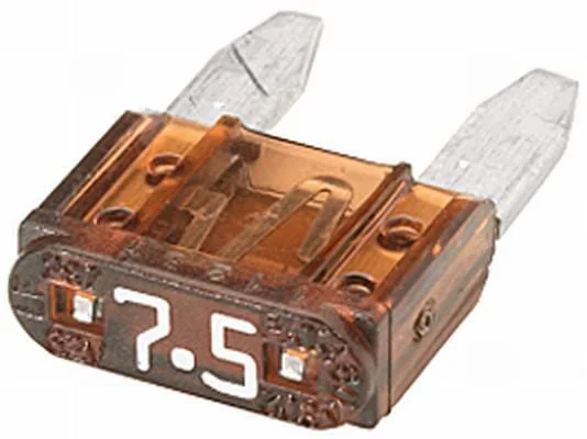 Hella - 8JS728596111 - Sicherung Mini-Flachstecker 7,5A Länge 10,9mm Braun Packung 50x