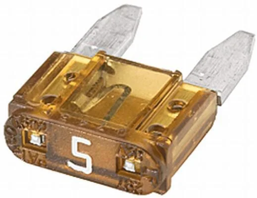 Hella - 8JS728596131 - Sicherung Mini-Flachstecker 5A Länge 10,9mm Beige Packung 50x