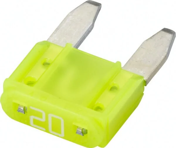 Hella - 8JS728596161 - Sicherung Mini-Flachstecker 20A Länge 10,9mm Gelb Packung 50x