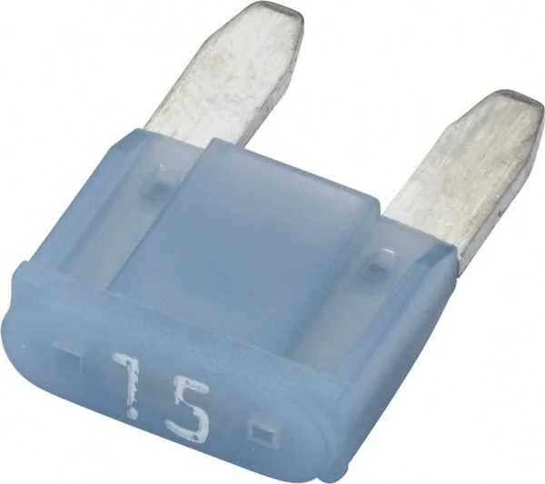Hella - 8JS728596222 - Sicherung Mini-Flachstecker 32V 15A Länge 16,3mm Blau Packung 10x