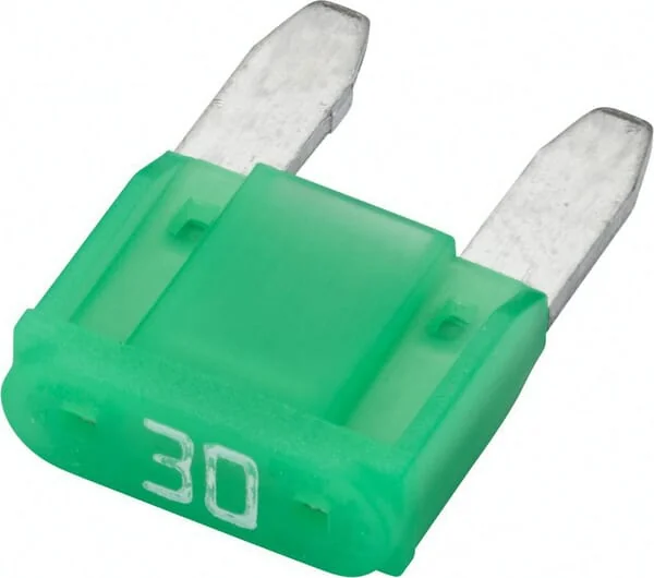 Hella - 8JS728596252 - Sicherung Mini-Flachstecker 32V 30A Länge 16,3mm Grün Packung 10x