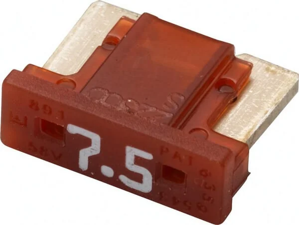 Hella - 8JS728596302 - Sicherung Mini-Flachstecker Low 7,5A Länge 8,4mm Braun Packung 5x