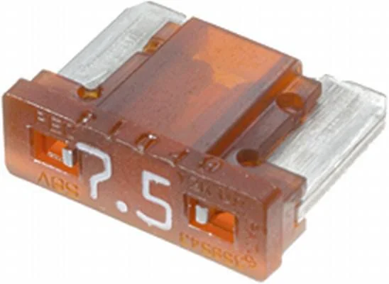 Hella - 8JS728596302 - Sicherung Mini-Flachstecker Low 7,5A Länge 8,4mm Braun Packung 5x