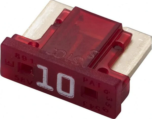 Hella - 8JS728596312 - Sicherung Mini-Flachstecker Low 10A Länge 8,4mm Rot Packung 5x