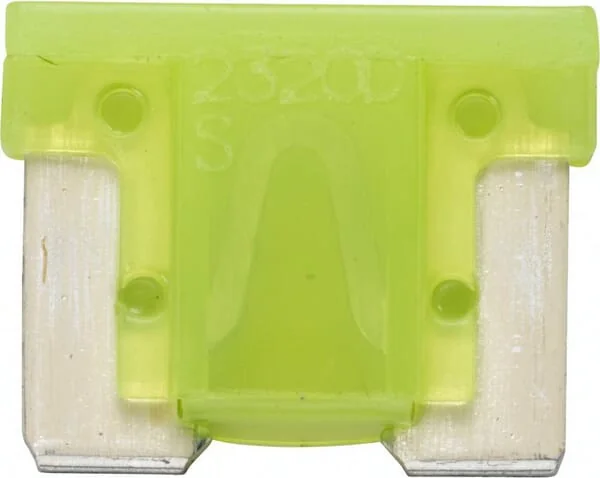 Hella - 8JS728596332 - Sicherung Mini-Flachstecker Low 20A Länge 8,4mm Gelb Packung 5x