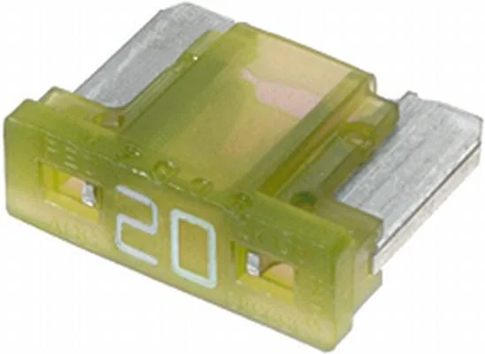 Hella - 8JS728596332 - Sicherung Mini-Flachstecker Low 20A Länge 8,4mm Gelb Packung 5x