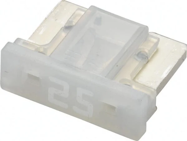 Hella - 8JS728596342 - Sicherung Mini-Flachstecker Low 25A Länge 8,4mm Transparent Packung 5x