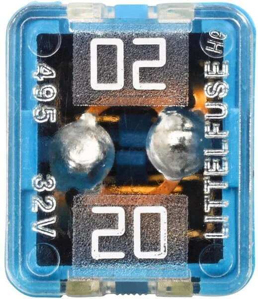 Hella - 8JS740026401 - Sicherung PAL 20A Länge 23,1mm Blau Packung 1x