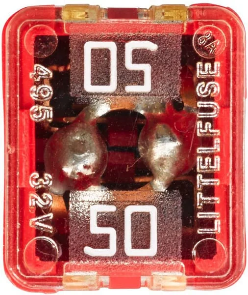 Hella - 8JS740026431 - Sicherung PAL 50A Länge 23,1mm Rot Packung 1x