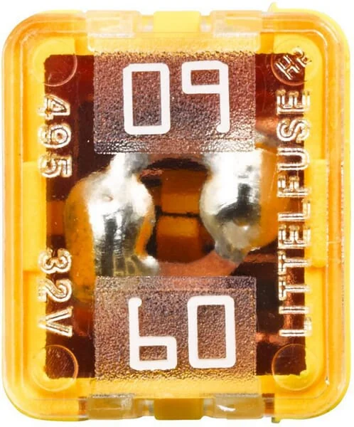 Hella - 8JS740026441 - Sicherung PAL 60A Länge 23,1mm Gelb Packung 1x