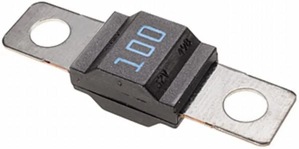 Hella - 8JS742901051 - Sicherung Midi 32V 100A Länge 41,1mm Blau Packung 1x Hella