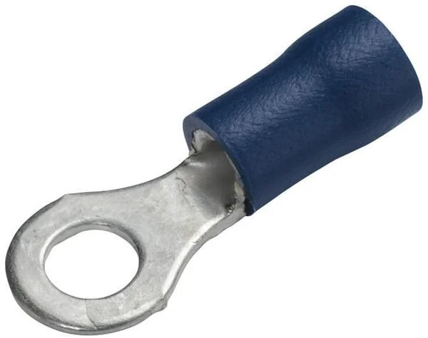 Hella - 8KW044028003 - Ringkabelschuh, Blau, 1,5-2,5mm² Diameter 4,3mm Serie A, Blister (100x), Hella