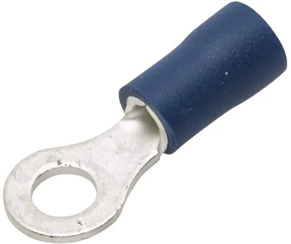 Hella - 8KW044028812 - Ringkabelschuh, Blau, 1,5-2,5mm² Diameter 5mm Serie A (12x), Hella