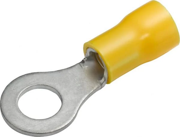 Hella - 8KW044029003 - Ringkabelschuh, Diameter 5,3mm Serie A, Gelb, 4-6mm² Blister (50x), Hella