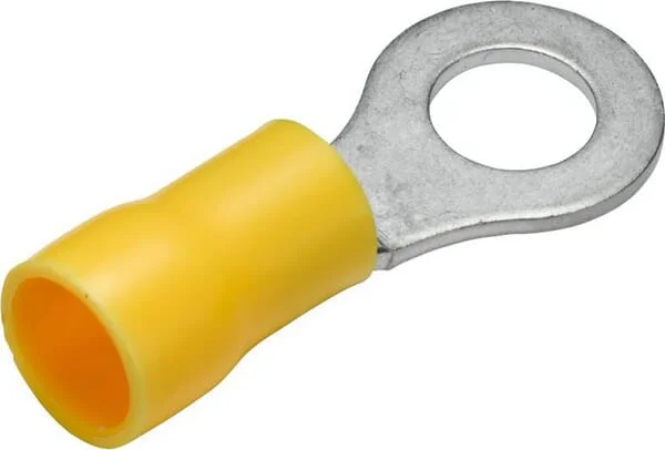 Hella - 8KW044029003 - Ringkabelschuh, Diameter 5,3mm Serie A, Gelb, 4-6mm² Blister (50x), Hella