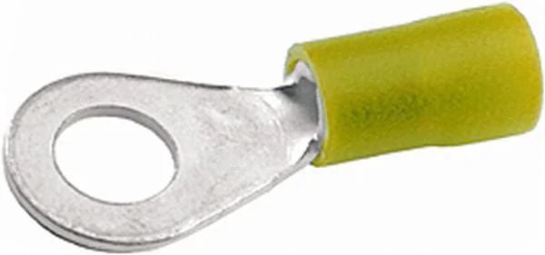 Hella - 8KW044029003 - Ringkabelschuh, Diameter 5,3mm Serie A, Gelb, 4-6mm² Blister (50x), Hella
