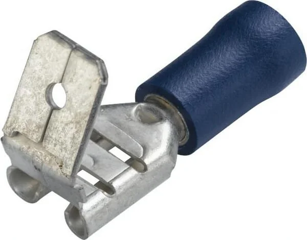 Hella - 8KW044032003 - Kabelmuffe Weiblich, Blau, 1,5-2,5mm² 6,3x0,8mm, Blister (50x), Hella