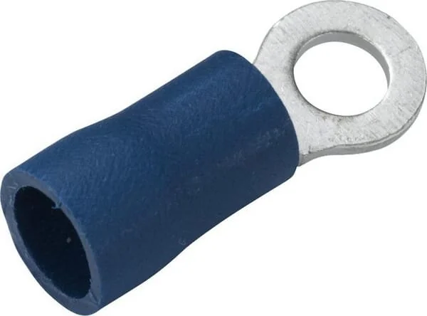 Hella - 8KW044041003 - Ringkabelschuh, Blau, 1,5-2,5mm² Diameter 3,2mm Serie A, Blister (100x), Hella