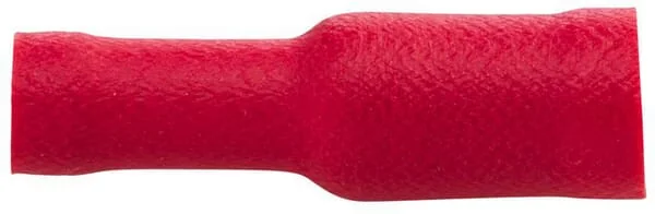 Hella - 8KW045145812 - Hohlstecker Buchse, Rot, 0,5-1mm² Diameter 4mm Serie A, Blister (10x), Hella