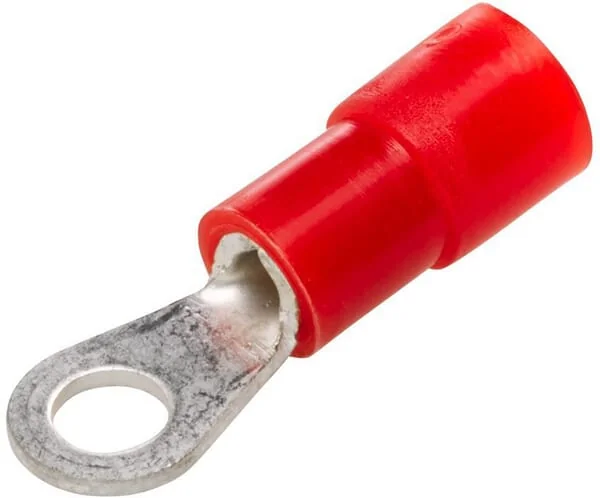 Hella - 8KW178042002 - Ringkabelschuh, Rot, 0,5-1,5mm² Diameter 3,2mm Serie A, Blister 100x