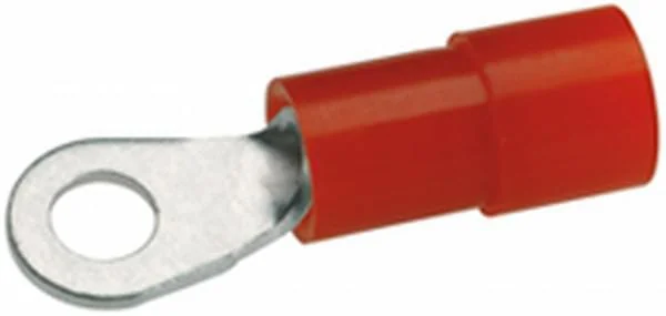 Hella - 8KW178042002 - Ringkabelschuh, Rot, 0,5-1,5mm² Diameter 3,2mm Serie A, Blister 100x