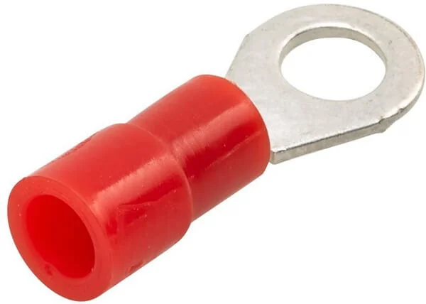 Hella - 8KW178042012 - Ringkabelschuh, Rot, 0,5-1,5mm² Diameter 4,3mm Serie A, Blister 100x