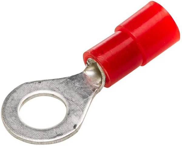 Hella - 8KW178042022 - Ringkabelschuh, Rot, 0,5-1,5mm² Diameter 5,3mm Serie A, Blister 100x