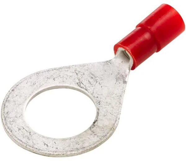 Hella - 8KW178042052 - Ringkabelschuh, Rot, 0,5-1,5mm² Diameter 10,5mm Serie A, Blister 50x