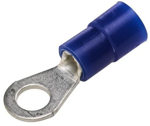 Hella - 8KW178042112 - Ringkabelschuh, Blau, 1,5-2,5mm² Diameter 4,3mm Serie A, Blister 100x