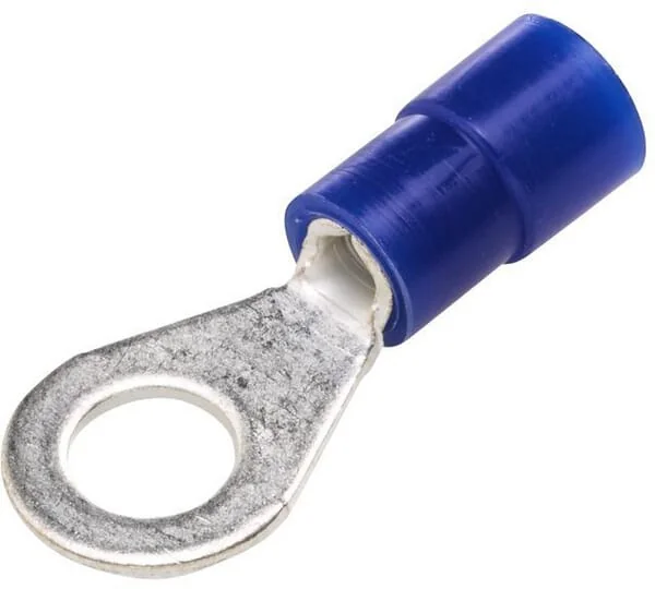Hella - 8KW178042122 - Ringkabelschuh, Blau, 1,5-2,5mm² Diameter 5,3mm Serie A, Blister 100x