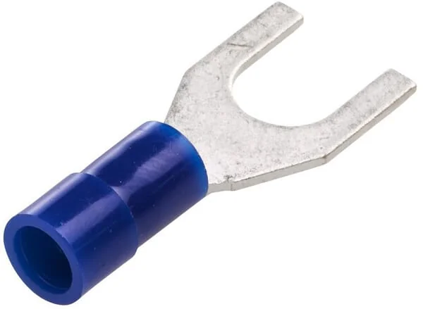 Hella - 8KW178045112 - Gabelkabelschuh, Blau, 1,5-2,5mm² Diameter 6,5mm Serie A, Blister