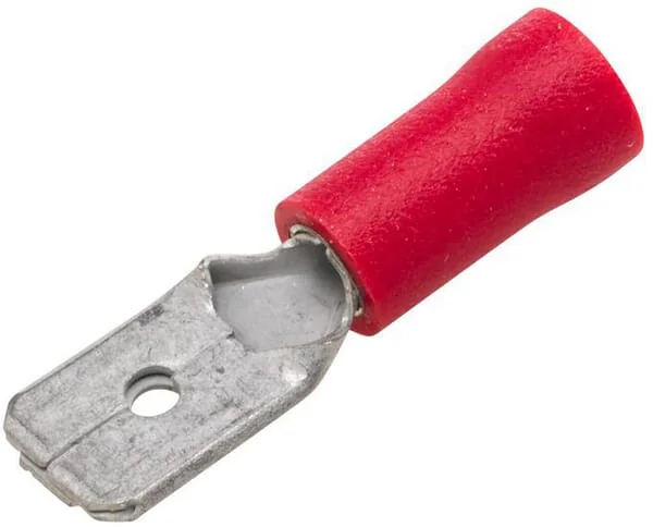 Hella - 8KW702796811 - Flachstecker Männlich, Rot, 0,5-1mm² 6,3x0,8mm 10x
