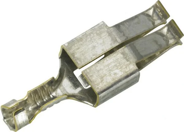Hella - 8KW863925003 - Flachsteckhuelse Weiblich, Weiss, 0,5-1,5mm² 4,8/5,8/6,8x0,8mm, Blister (50 Stueck)