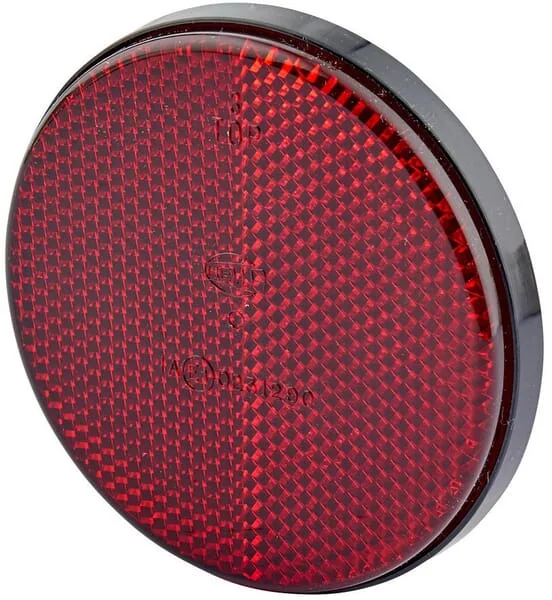 Hella - 8RA002016111 - Reflektor, Diameter 85mm, Rot, E1 31290 – Hinten