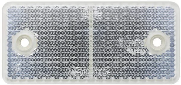 Hella - 8RA003326021 - Reflexreflektor Weiss, Geschraubt – Vorne