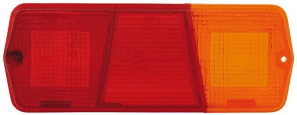 Hella - 9EL111647001 - Lichtlinse, Orange/Rot, Rechteckig Hinten/Rechts Hella