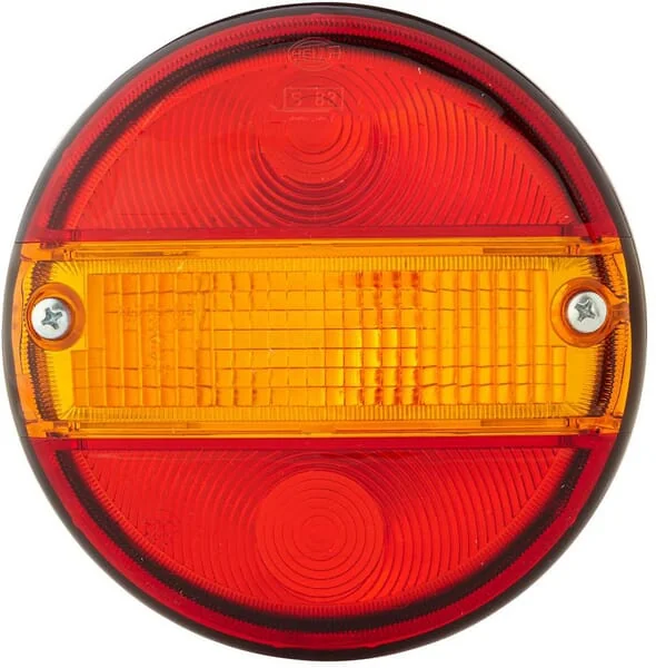 Hella - 9EL113324001 - Lichtlinse, Orange/Rot, Rund Diameter 140mm Links/Rechts/Hinten Hella