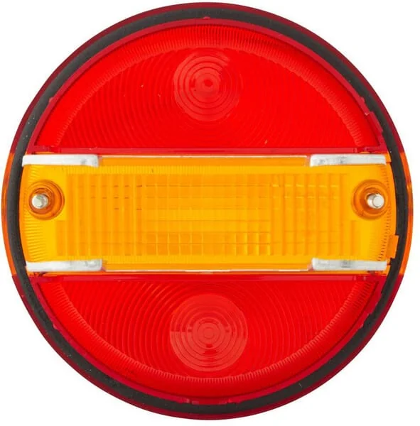 Hella - 9EL113324001 - Lichtlinse, Orange/Rot, Rund Diameter 140mm Links/Rechts/Hinten Hella