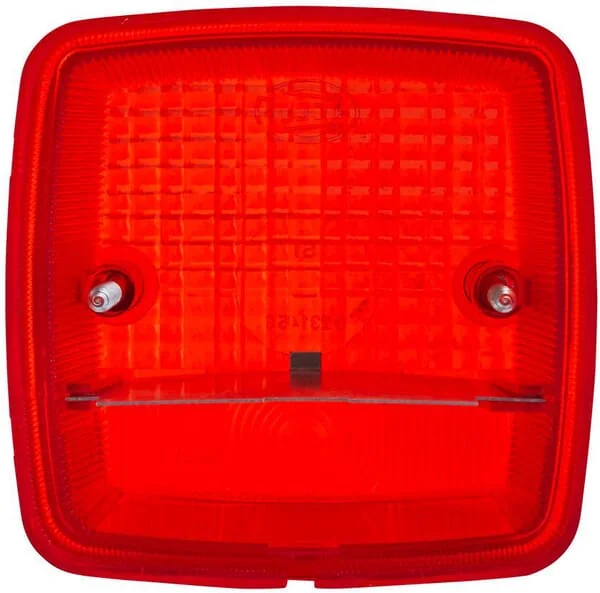 Hella - 9EL115003035 - Lichtlinse, Rot, Quadratisch Links/Rechts/Hinten Hella