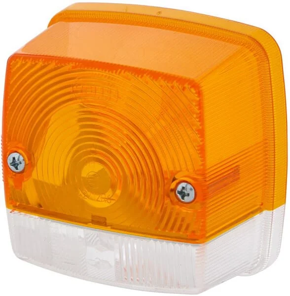 Hella - 9EL115003055 - Lichtlinse, bernstein/klar, quadratisch LH/RH Hella