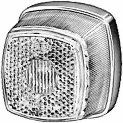 Hella - 9EL117334001 - Lichtlinse, Transparent, Quadratisch 62x62mm Links/Rechts Hella