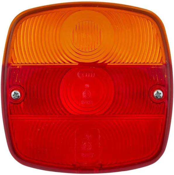 Hella - 9EL119614031 - Lichtlinse, Rot/Bernstein 141x129x63mm LH/RH/Heck Hella